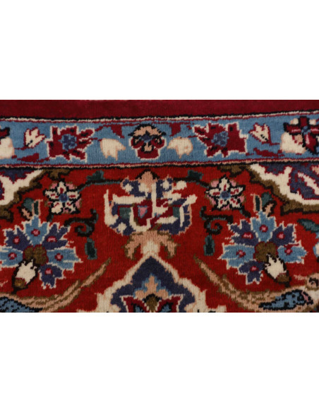 Hand Made Rug Mashad Persia 250x322 Red Cream