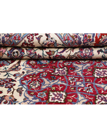Hand Made Rug Mashad Persia 250x322 Red Cream