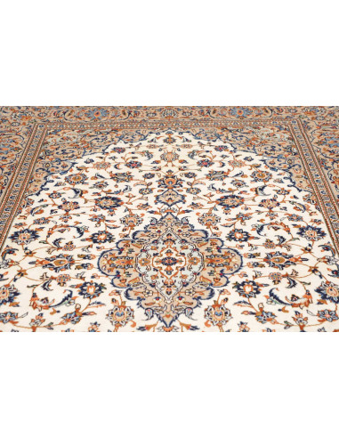Tappeto Originale Kashan Persia 195x310 Avorio