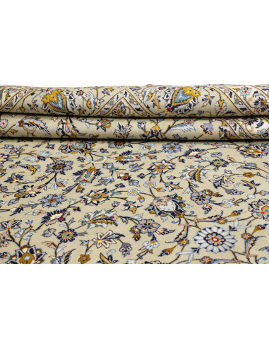 Tappeto Originale Kashan Persia 310x438 Crema B