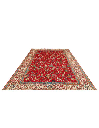 Hand Made Rug Tabriz Persia 230x345 Red Beige
