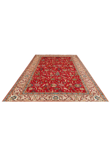 Hand Made Rug Tabriz Persia 230x345 Red Beige