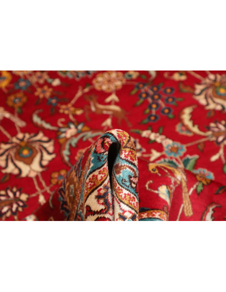 Hand Made Rug Tabriz Persia 230x345 Red Beige
