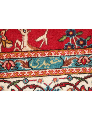 Hand Made Rug Tabriz Persia 230x345 Red Beige