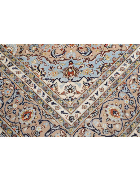 Tappeto Originale Kashan Persia 305x395 Crema A