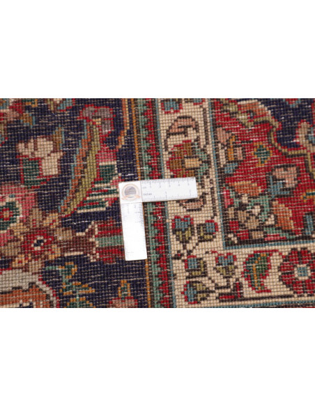 Tappeto Tabriz Persia marrone giallo 258x344