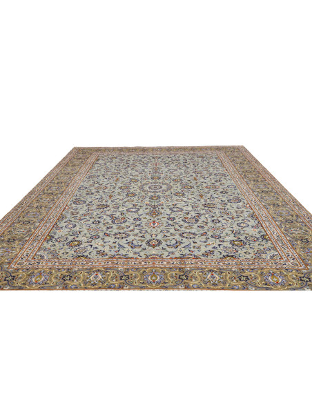Tappeto Originale Kashan Persia 290x374 Verde A