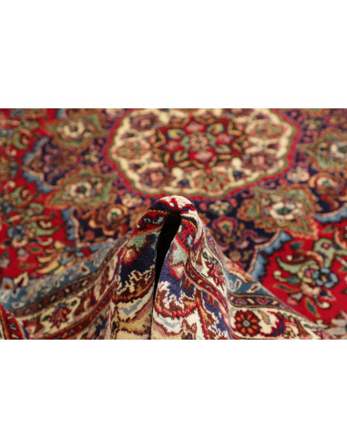 Tappeto Tabriz Persia marrone giallo 302x398