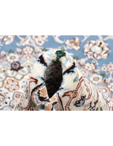 Hand Made Rug Nain 9la Persia 153x255 Sky Blue