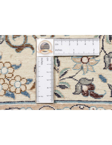 Hand Made Rug Nain 9la Persia 153x255 Sky Blue