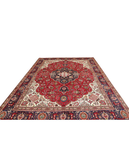 Rug Tabriz Persia brown yellow 250x350