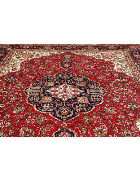 Rug Tabriz Persia brown yellow 250x350