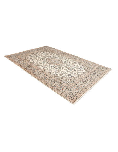 Tappeto Originale Kashan Persia 193x298 Crema B