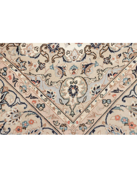 Tappeto Originale Kashan Persia 193x298 Crema B