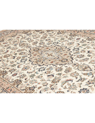 Tappeto Originale Kashan Persia 193x298 Crema B