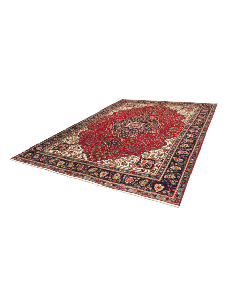 Rug Tabriz Persia brown yellow 245x330