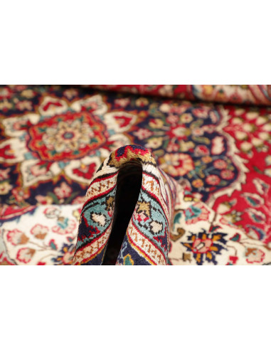 Rug Tabriz Persia brown yellow 245x330