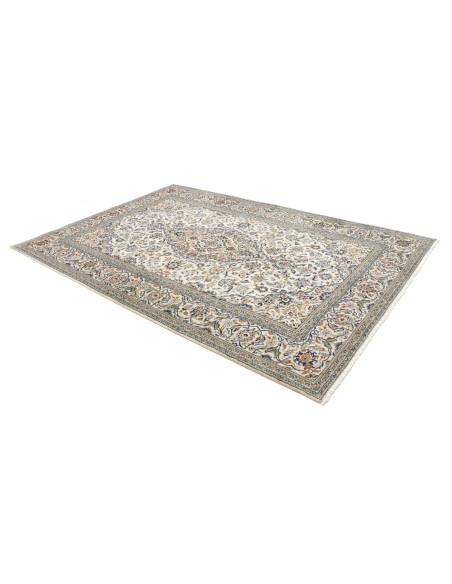 Tappeto Originale Kashan Persia 200x298 Bianco