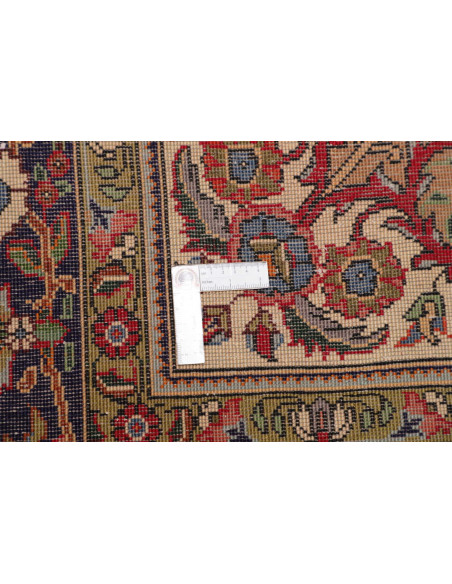 Tappeto Tabriz Persia marrone giallo 240x348