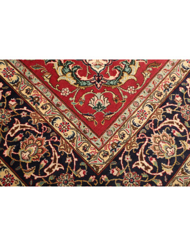 Hand Made Rug Tabriz Persia 305x400 Red Blue