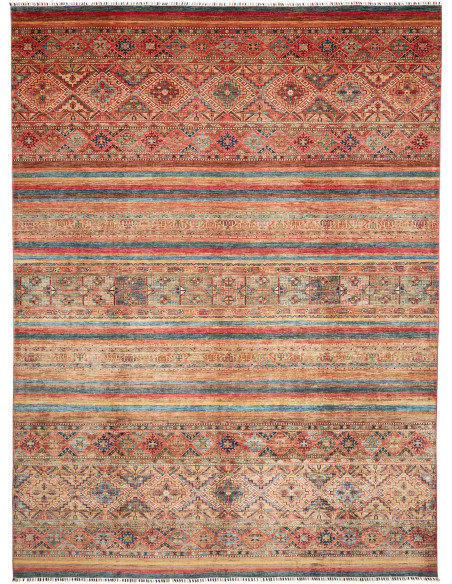 Rug Samarkand Pakistan 302x415 Terracotta Brick