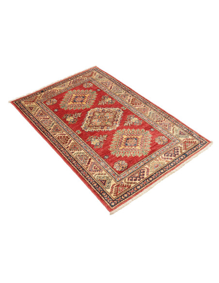 Hand Made Rug Kazak Fine Pakistan 86x116 Red Be