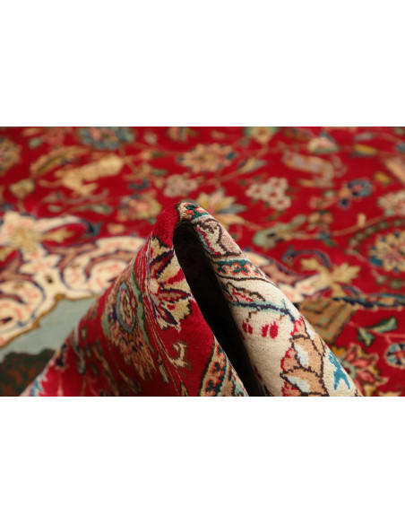 Hand Made Rug Tabriz Persia 242x343 Red Cream