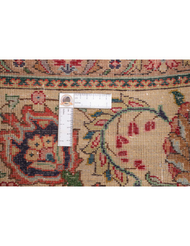Hand Made Rug Tabriz Persia 242x343 Red Cream