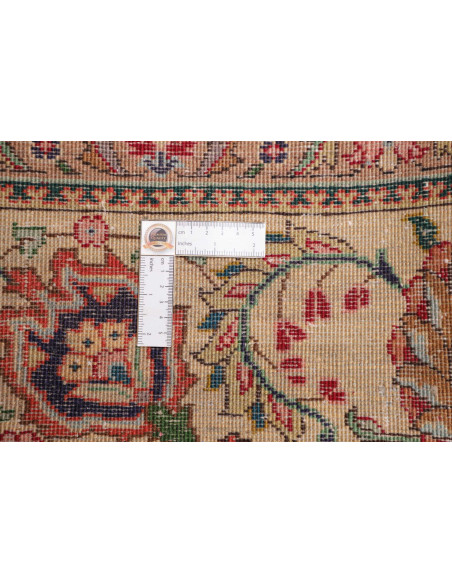 Hand Made Rug Tabriz Persia 242x343 Red Cream