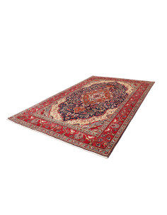Hand Made Rug Tabriz Persia 200x300 Red Blue 2