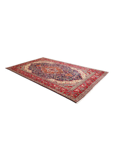 Hand Made Rug Tabriz Persia 200x300 Red Blue