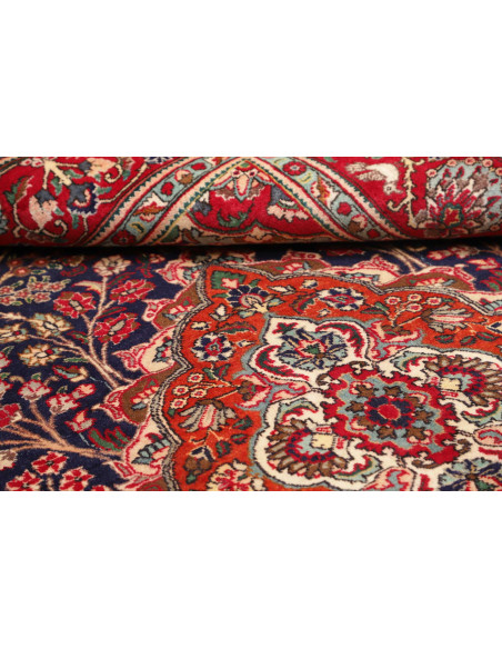 Hand Made Rug Tabriz Persia 200x300 Red Blue