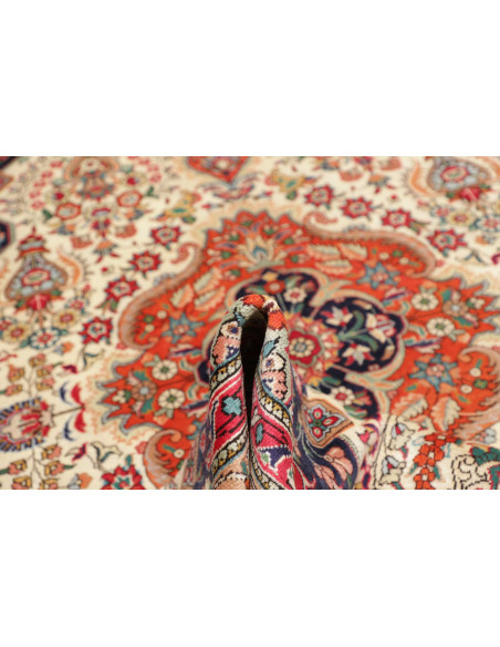 Hand Made Rug Tabriz Persia 198x303 Cream Terra