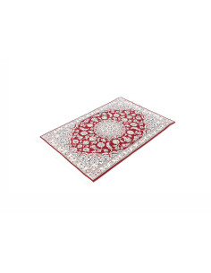 Hand Made Rug Nain 9la Persia 82x118 Red Cream 2