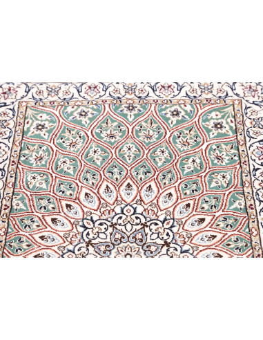 Hand Made Rug Nain 9la Persia 81x126 Mint Green