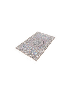 Hand Made Rug Nain 9la Persia 80x121 Light Blue 2