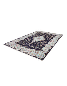 Tappeto Originale Kashmar Persia 216x322 Blu Na 2