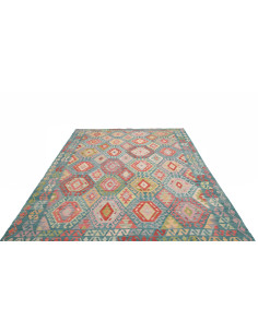 Tappeto Kilim Afghanistan azzurro grigio 218x295 2
