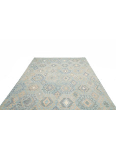 Tappeto Kilim Afghanistan beige azzurro 217x297 2