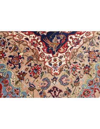 Tappeto Originale Kashan Persia 290x393 Blu Not