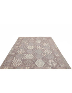 Tappeto Kilim Afghanistan beige bianco 206x290 2