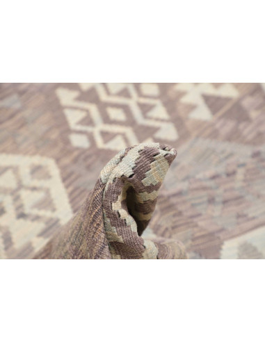 Tappeto Kilim Afghanistan beige bianco 206x290