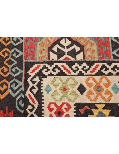 Tappeto Kilim Afghanistan marrone 209x293