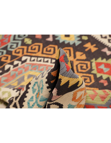 Tappeto Kilim Afghanistan marrone 209x293