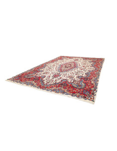 Hand Made Rug Mashad Persia 300x405 Cream Red 2