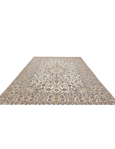Tappeto Originale Kashan Persia 247x357 Crema B
