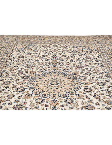 Tappeto Originale Kashan Persia 247x357 Crema B