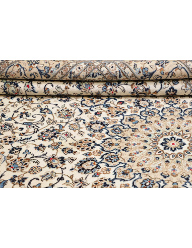 Tappeto Originale Kashan Persia 247x357 Crema B