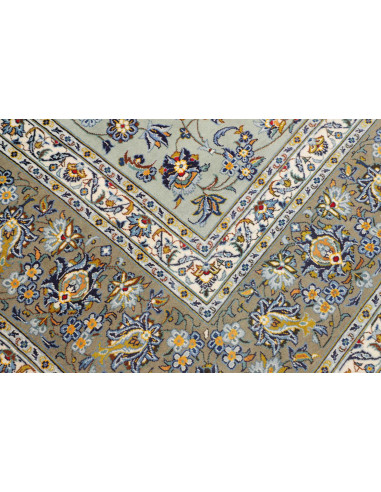 Tappeto Originale Kashan Persia 300x387 Celeste