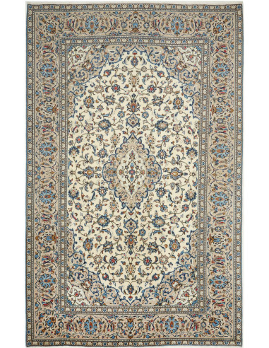 Kashan 193x310 Cm Kashan, Persia, Lana Cardata A Mano,
